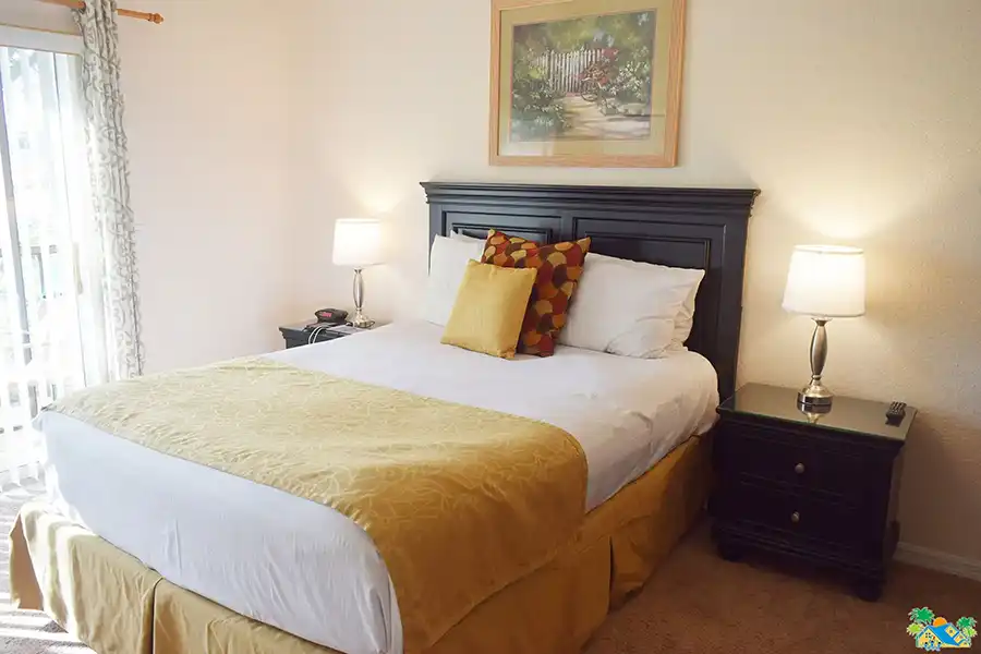 Master bedroom queen bed with bedside tables #2