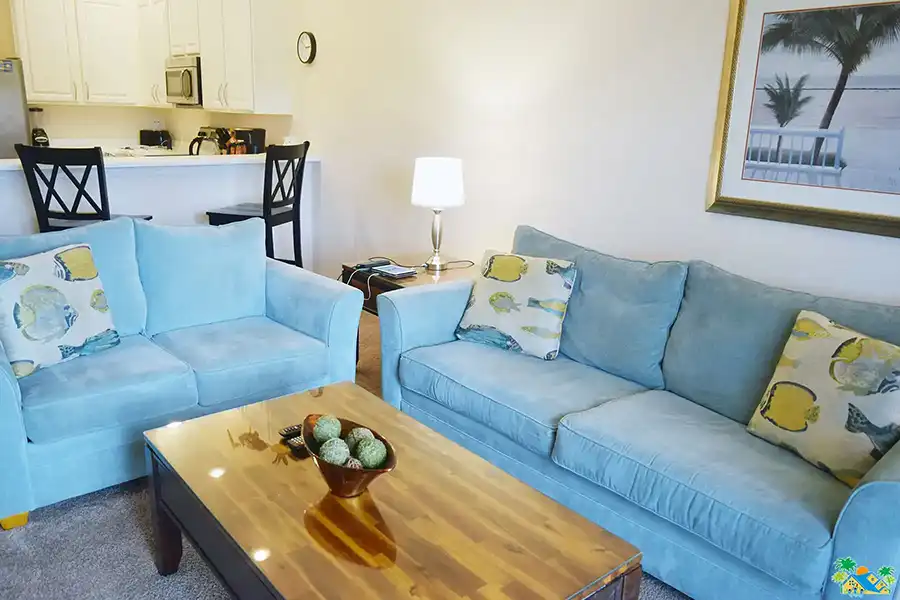View from the balcony doors into the living room